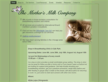 Tablet Screenshot of mothersmilkco.com